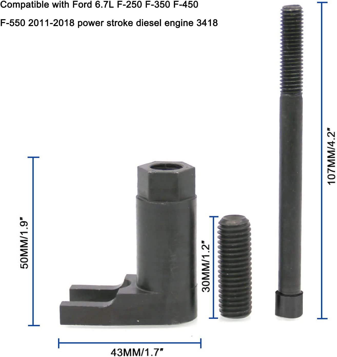 Extractor Inyectores Ford Powerstroke Diesel F250,350,450