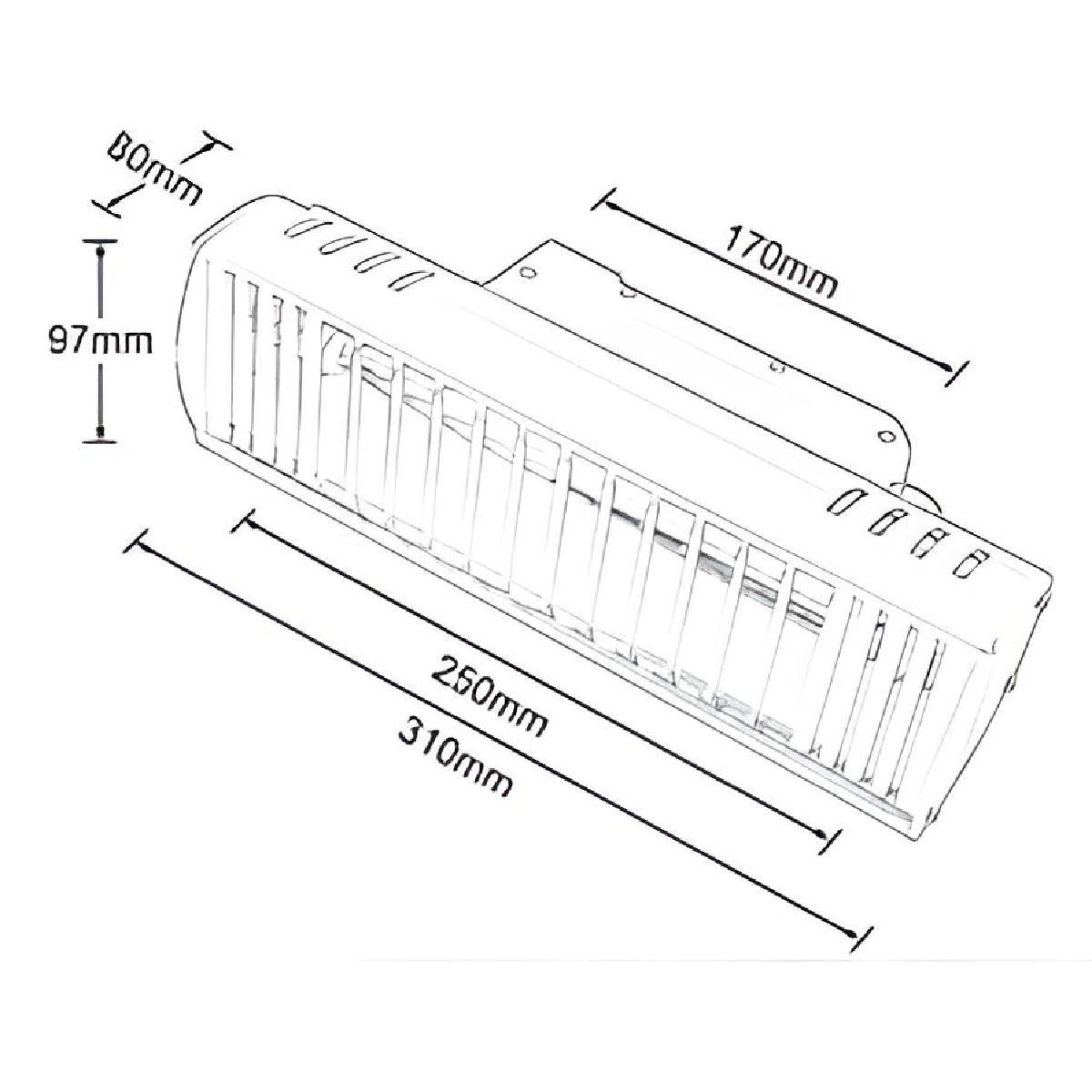 Lámpara Manual De Secado Infrarrojo Pintura Automotriz 1000 Watts 110V