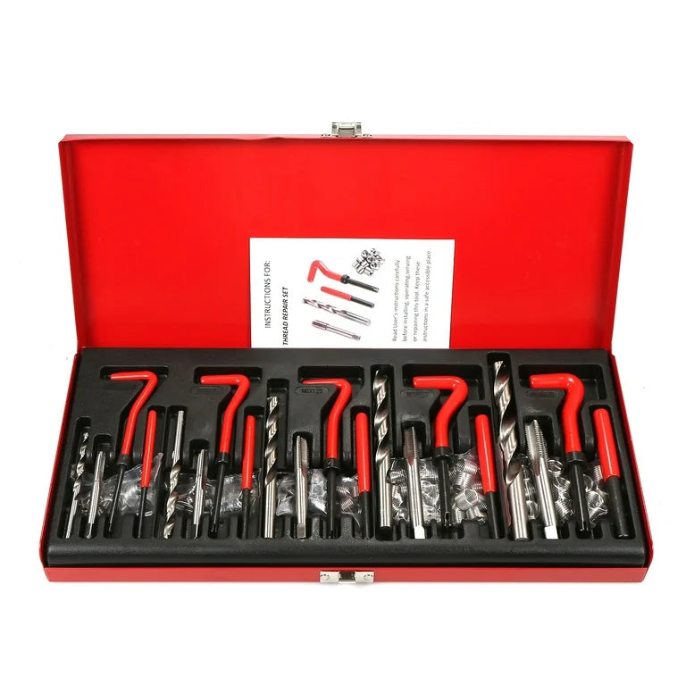 Kit De Reparacion De Roscas M5 M6 M8 M10 M12 Helicoil 131pzs