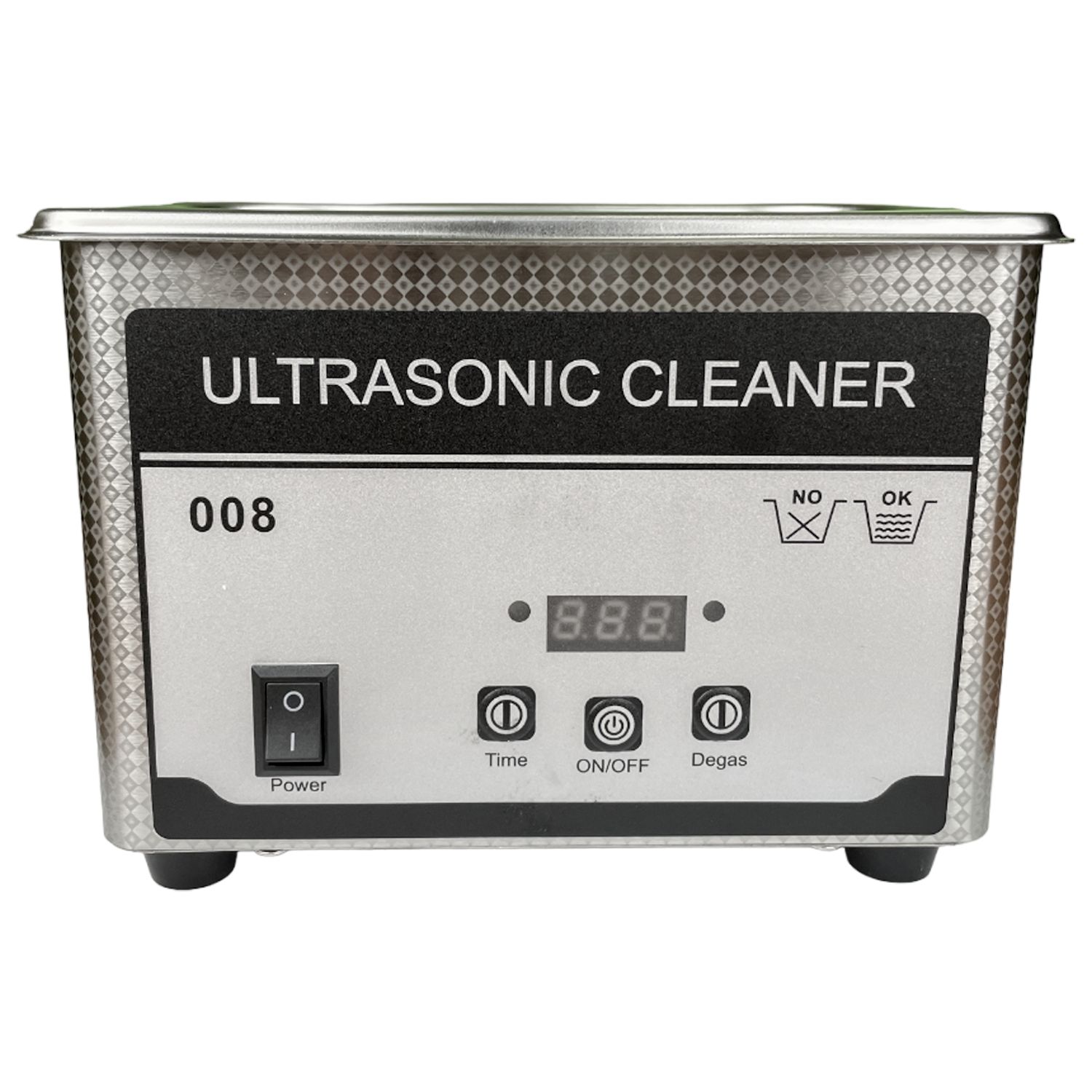 Tina de Ultrasonido de Acero Inoxidable Digital 800mL