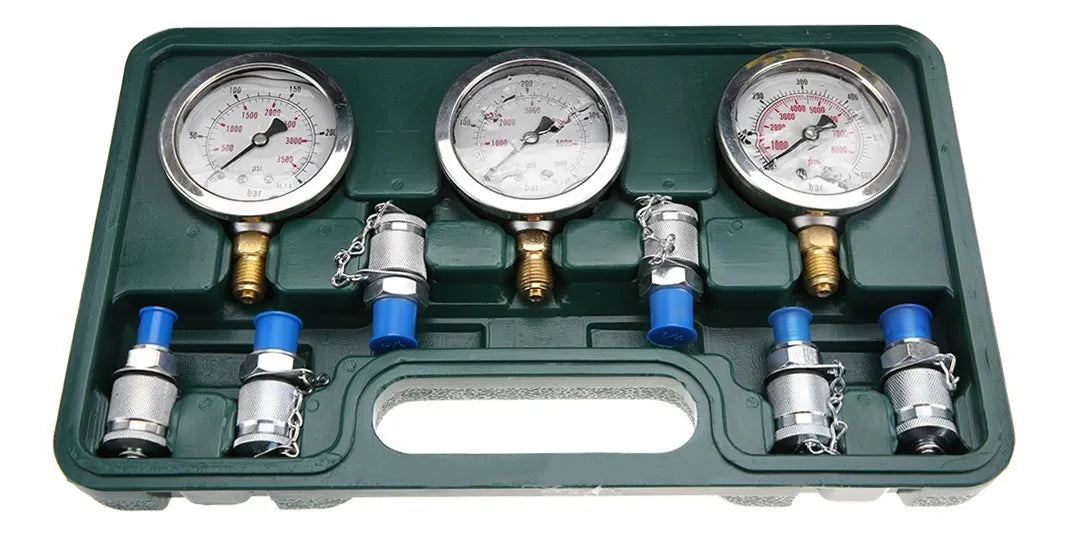 Diámetro del manómetro 0-250 barra 0-3750PSI G1 4 2.480 in Dial hidráulico  medidor de presión de agua hidráulico herramienta de medición de presión