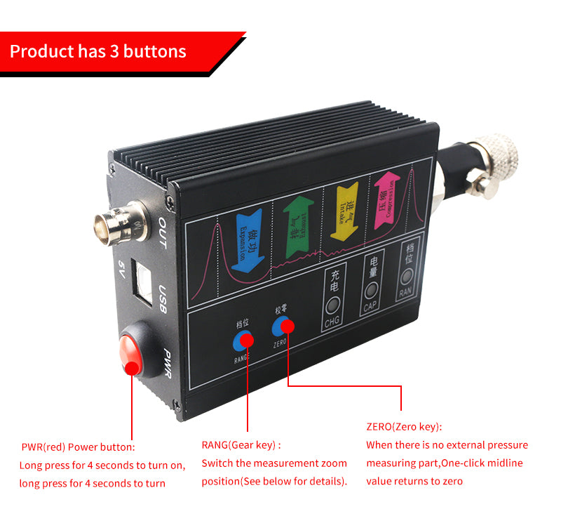 Medidor De Compresion Electronico De Cilindros De Motor