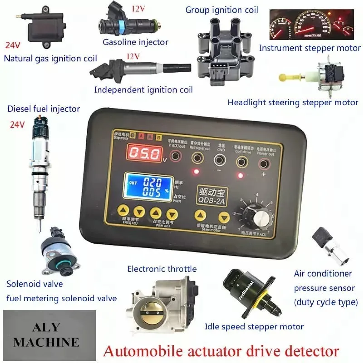 Probador De Válvulas Solenoides Inyectores Bobinas Ignición