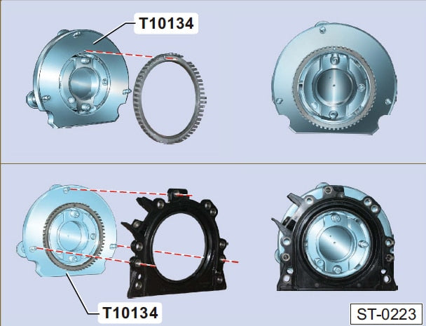 Instalador Retén De Cigüeñal Trasero De VW AUDI 4 Cil