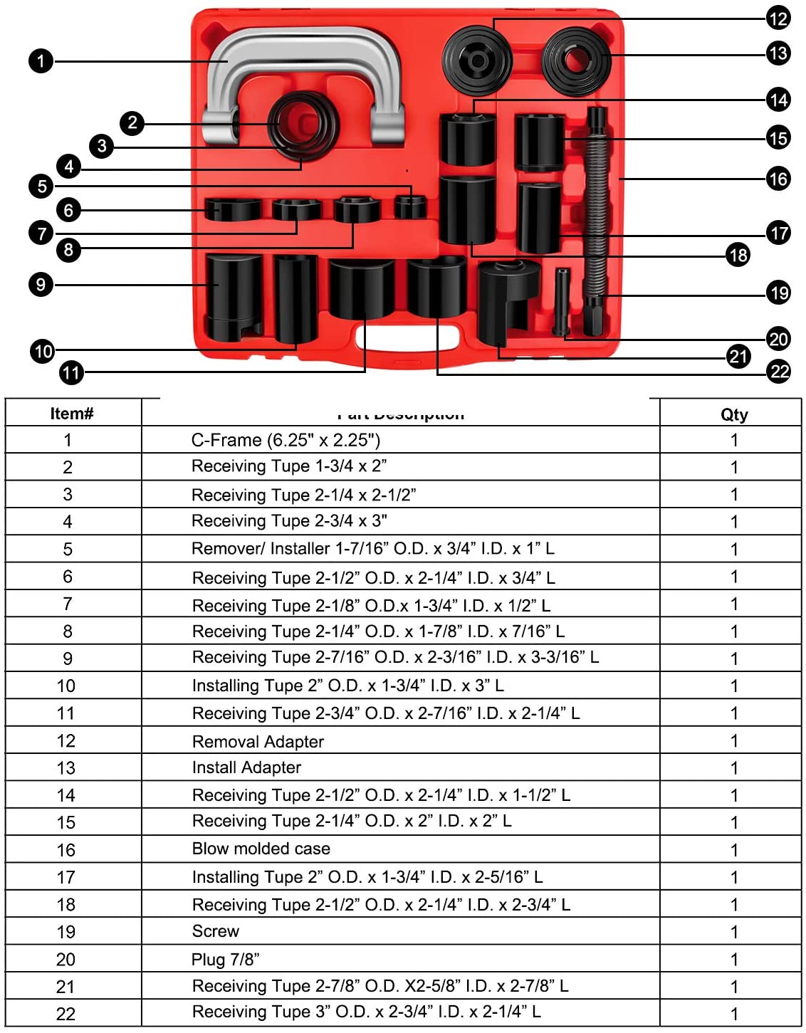 Prensa Para Rotulas Kit Maestro 21pz