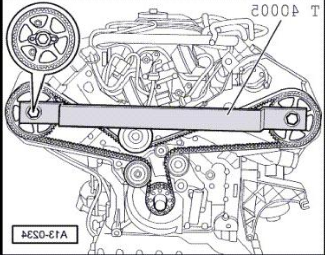 Herramienta Para Sincronizar Motor VW / AUDI 3.7 4.2 V8