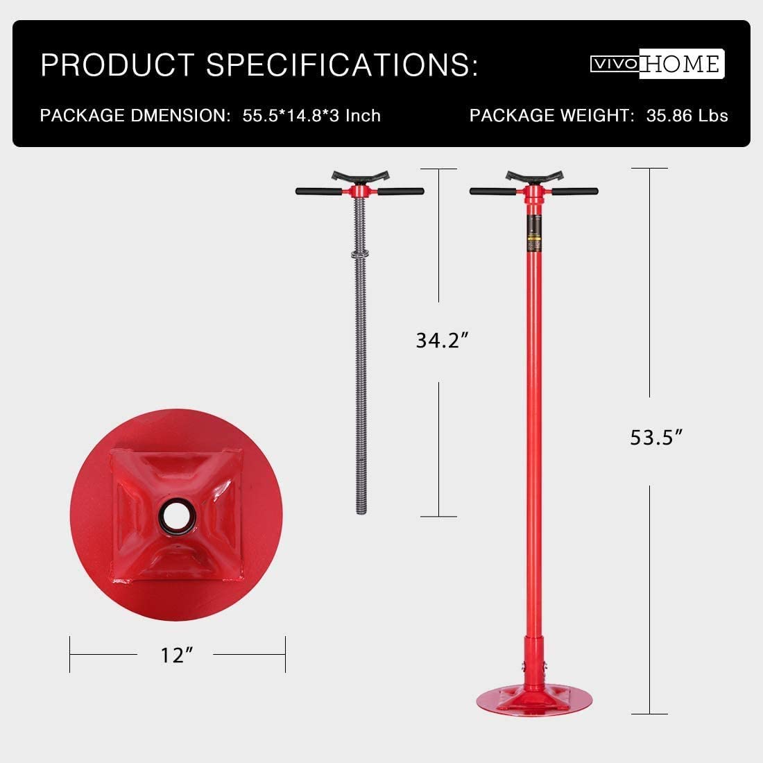 Soporte Ayudante Chalan Tipo Pedestal Para Rampa 500kg